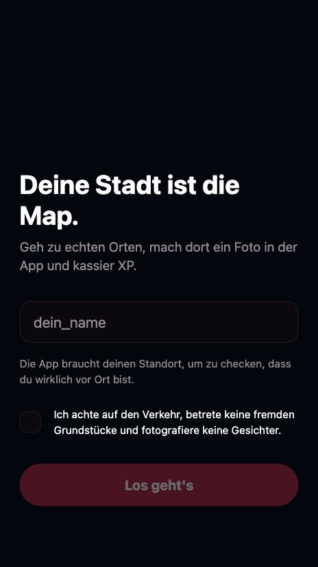 Startbildschirm von Quest2Go